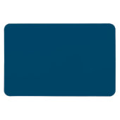 くすんだ青、濃い青、色あせた翡翠 マグネット (横)