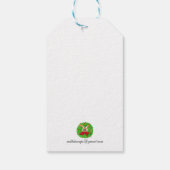 くず同然のウサギのプレゼントラベルの休日！ ギフトタグ (裏面)