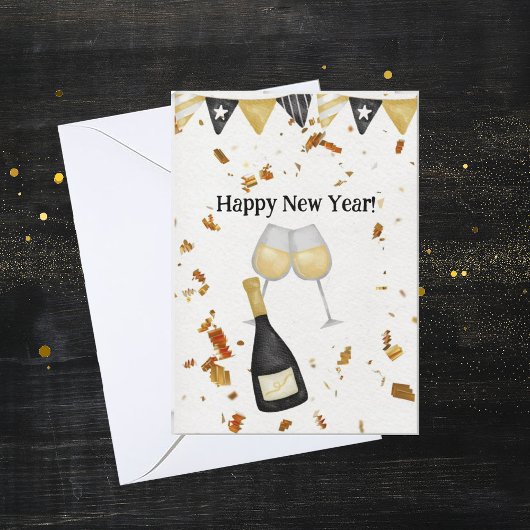 くず引きハッピーニューイヤーカード シーズンカード