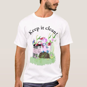 くず虫があないで下さい! Tシャツ