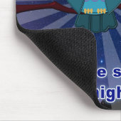 くず製本屋「フクロウが一晩中擦り切る」 マウスパッド (コーナー)