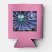 くず製本屋「フクロウが一晩中擦り切る」 缶クーラー (正面)