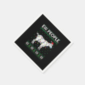 くそったれの人々がサンタに贈ったダサいクリスマスプレゼント スタンダードカクテルナプキン (角)