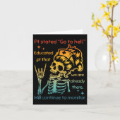 くそったれの教育を受けてきた患者が言う 俺たちはもう終わってんだ カード (黄色い花)