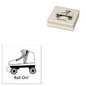 くそったれローラースケート ラバースタンプ (押印)