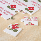 くそったれ不作法なクロスステッチおもしろい不敬なユーモア ジグソーパズル (側面)