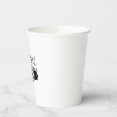 くそったれ 人 おかしい メェーメェ 黒猫 紙コップ (左)