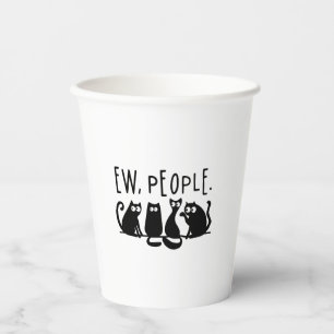 くそったれ 人 おかしい メェーメェ 黒猫 紙コップ