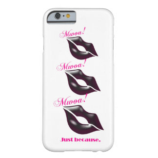 くそっ!ちょうどbeacuse。(ブラック) barely there iPhone 6 ケース