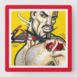 くそっ！ スクエア壁時計