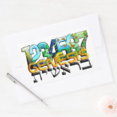 くそっ 長方形シール (封筒)