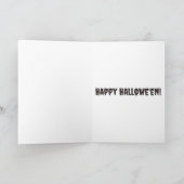 くそ不気味くそブウ！」 ハロウィンカード カード (内部)