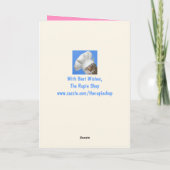 くそ！くそ！ゴールデンレトリエバーパピバレンタインデー カード (裏面)