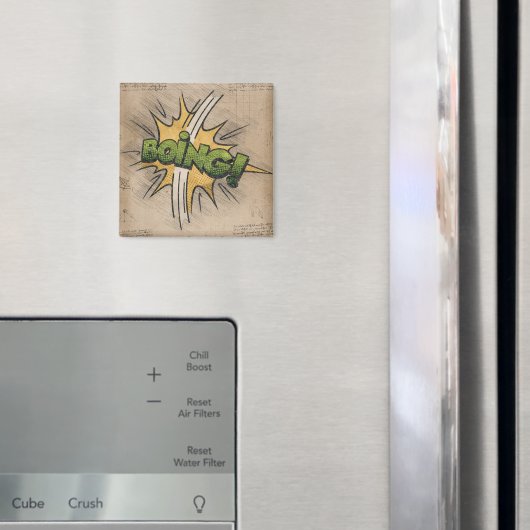 くそ！ヴィンテージ漫画ブックスチームパンクポップ・アートのアート マグネット (インサイチュ (冷蔵庫))