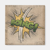 くそ！ヴィンテージ漫画ブックスチームパンクポップ・アートのアート マグネット (正面)