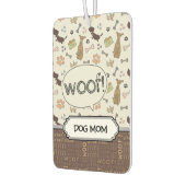 くそ！犬の恋人 – 子犬のパターパーソナライズされたン カーエアーフレッシュナー (左)