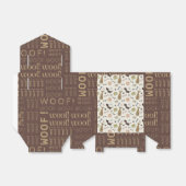 くそ！犬の恋人 – 子犬のパターンpersonalizable フェイバーボックス (折り畳みなし)