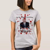 「くたばれ」アリエフ (フランス語) Tシャツ (正面)