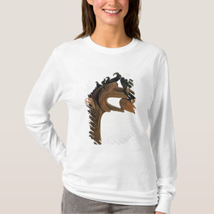 くちばしのシカを握っているグリフィン Tシャツ