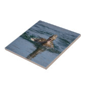 くちばしを開けてアヒル タイル (側面)