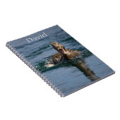 くちばしを開けてアヒル ノートブック (右側)