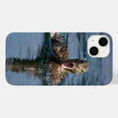 くちばしを開けてアヒル Case-Mate iPhoneケース (裏面 (横))