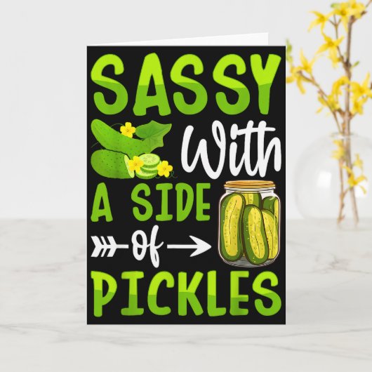 くっきー好きなユーモアたっぷりのサプライズ ギフトにクッキーを添えて カード (黄色い花)