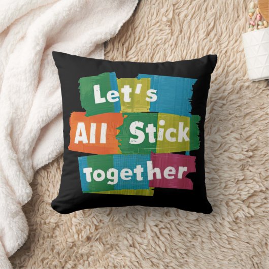 くっつく クッション (ブランケット)