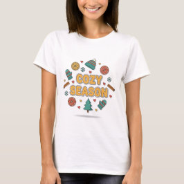 くつしたシーズンのホリデーイラスト エレメント - スタイルB Tシャツ