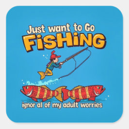 くつろぎでリール：魚釣りとの姦淫を避ける スクエアシール