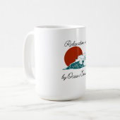 くつろぎと海サウンド コーヒーマグカップ (正面左)