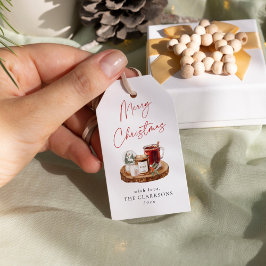 くつろぎのクリスマスホリデー ギフトタグ