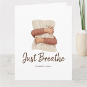くつろぎのセルフケア Just Breathe カード (正面)