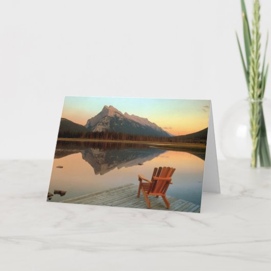 くつろぎの挨拶状 カード (正面)