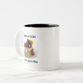 くつろぎはマイマントラ(Java Duke Code) ツートーンマグカップ (正面左)