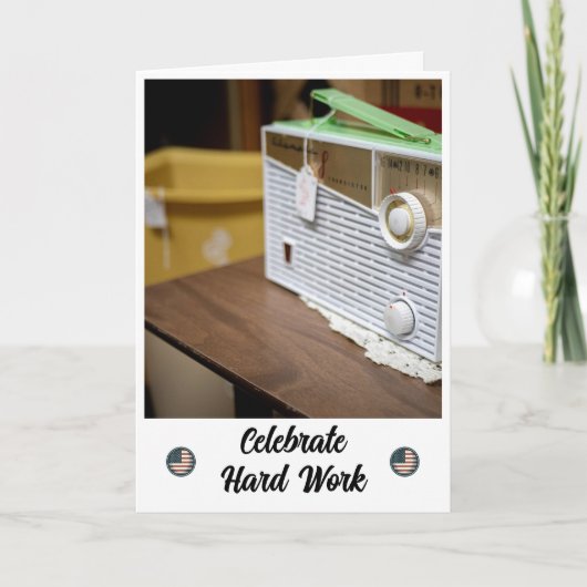 くつろぎへのチューニング – Labor Day Card サンキューカード (正面)