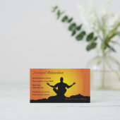 くつろぎまたは黙想の名刺 名刺 (スタンド正面)