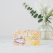 くつろぎスパ 名刺 (スタンド正面)