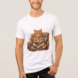 くつろぎタイムの猫 トライブレンドＴシャツ