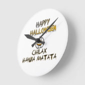 くつろぎハロウィン コレクション ラウンド壁時計 (傾斜)