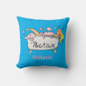 くつろぎバイブスオンリー リラックスバスルーム クッション (正面)