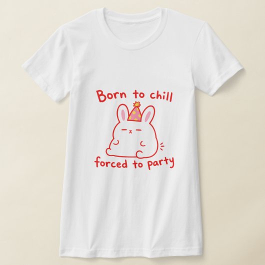 くつろぎバニー・パーティー Tシャツ (レイダウン)