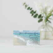 くつろぎビーチエレガントスパマッサージアポイントメント 名刺 (スタンド正面)