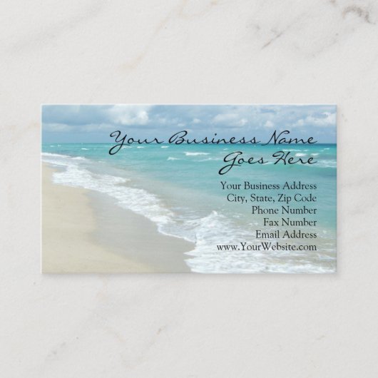 くつろぎビーチエレガントスパマッサージアポイントメント 名刺 (正面)