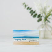 くつろぎビーチエレガントスパ旅行休暇 名刺 (スタンド正面)