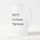 くつろぎフロストマグカップ フロストグラスビールジョッキ (正面右)