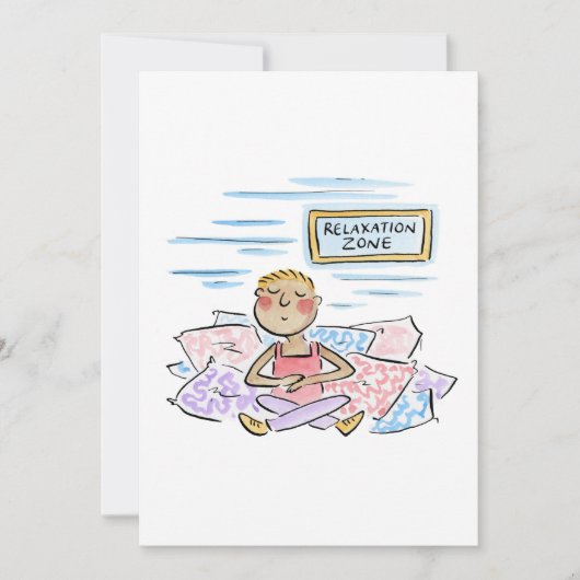 くつろぎ帯 招待状 (正面)