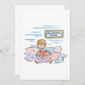 くつろぎ帯 招待状 (正面/裏面)