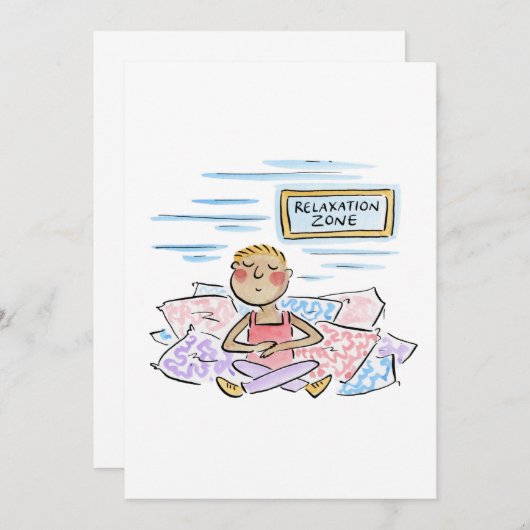 くつろぎ帯 招待状 (正面/裏面)