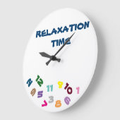 ****くつろぎ時刻**"おもしろいとこの時計 ラージ壁時計 (傾斜)